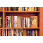 2013 г. Полка с книгами Е.И. Овсянкина в домашней библиотеке одной из архангельских семей